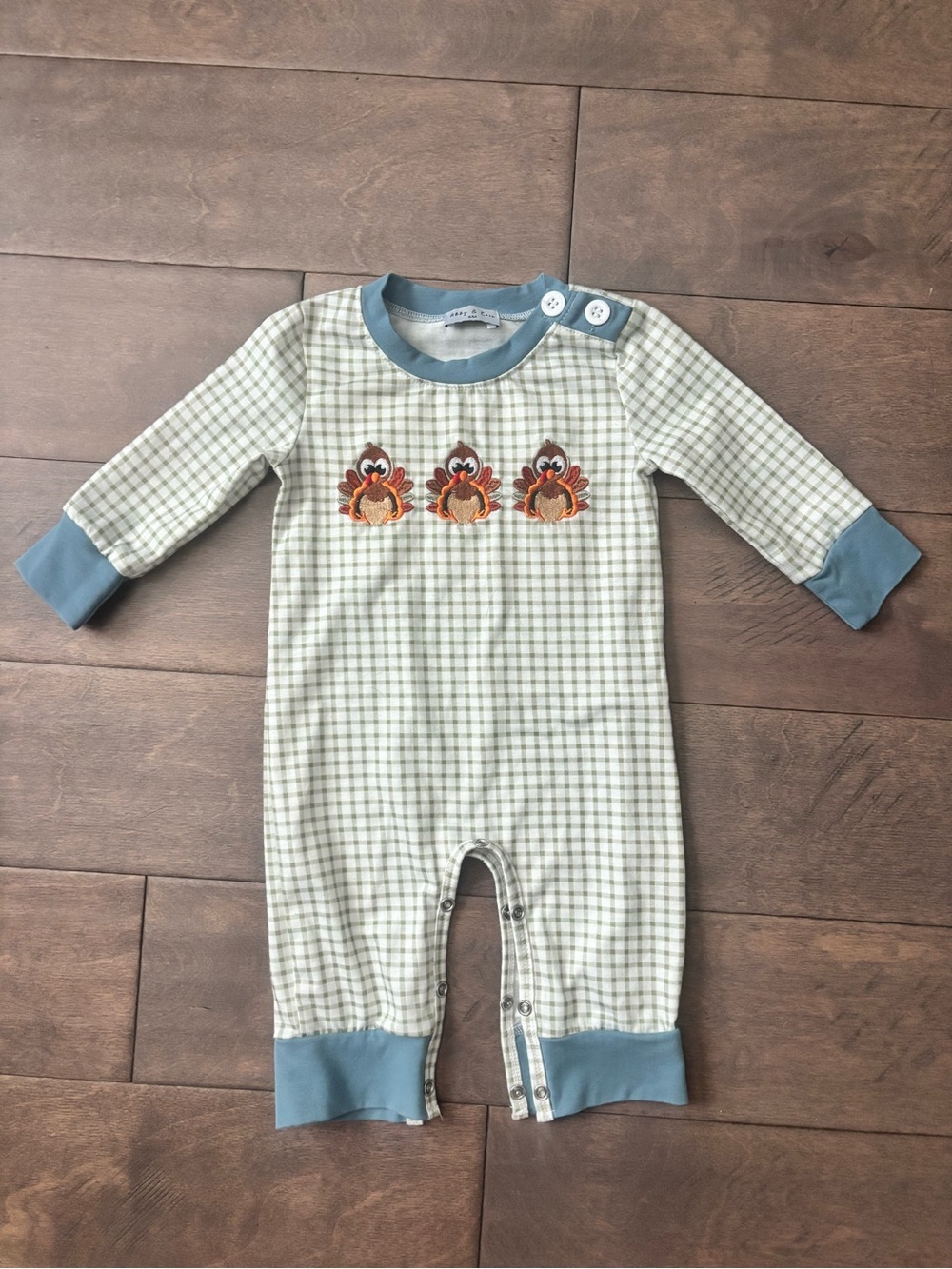 EUC Abby and Evie Turkey Romper